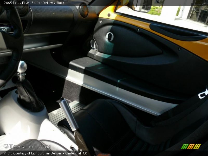 Saffron Yellow / Black 2005 Lotus Elise