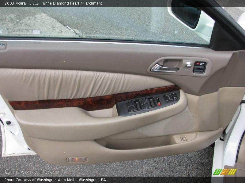 White Diamond Pearl / Parchment 2003 Acura TL 3.2