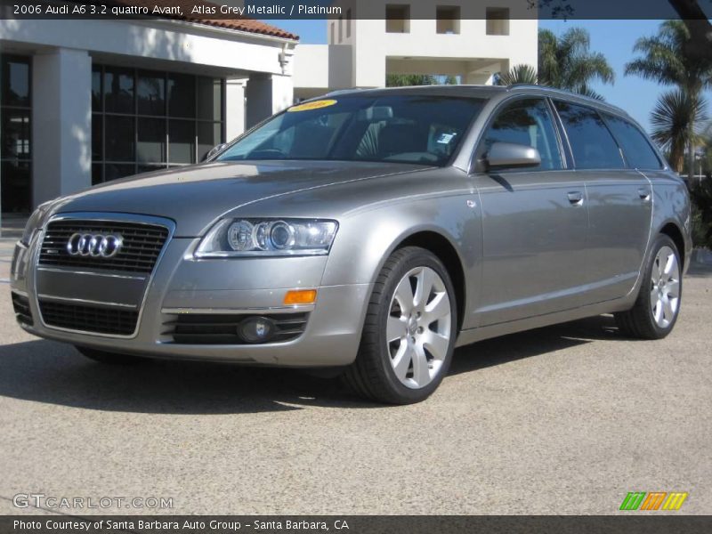 Atlas Grey Metallic / Platinum 2006 Audi A6 3.2 quattro Avant