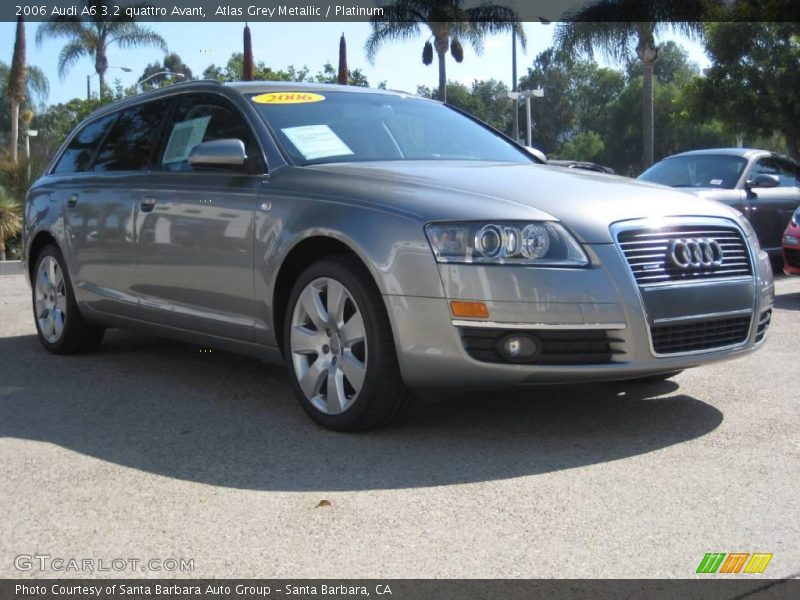 Atlas Grey Metallic / Platinum 2006 Audi A6 3.2 quattro Avant