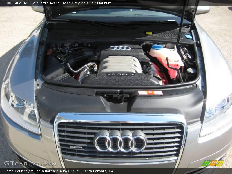 Atlas Grey Metallic / Platinum 2006 Audi A6 3.2 quattro Avant