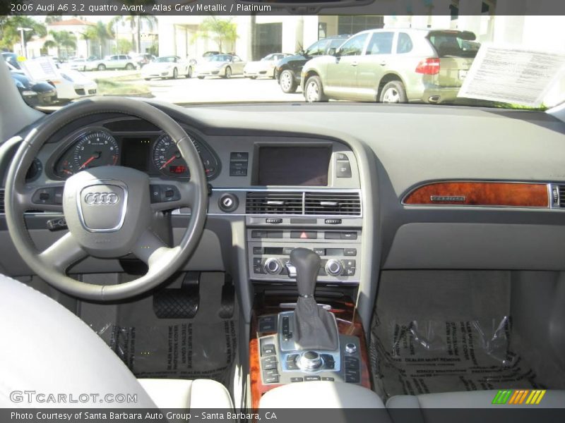 Atlas Grey Metallic / Platinum 2006 Audi A6 3.2 quattro Avant
