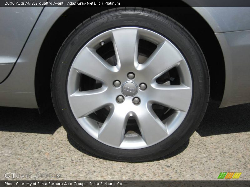 Atlas Grey Metallic / Platinum 2006 Audi A6 3.2 quattro Avant