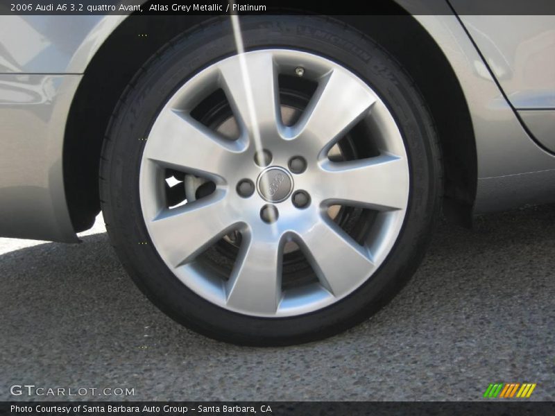 Atlas Grey Metallic / Platinum 2006 Audi A6 3.2 quattro Avant
