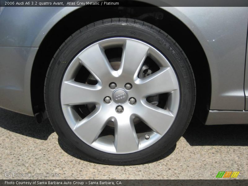 Atlas Grey Metallic / Platinum 2006 Audi A6 3.2 quattro Avant