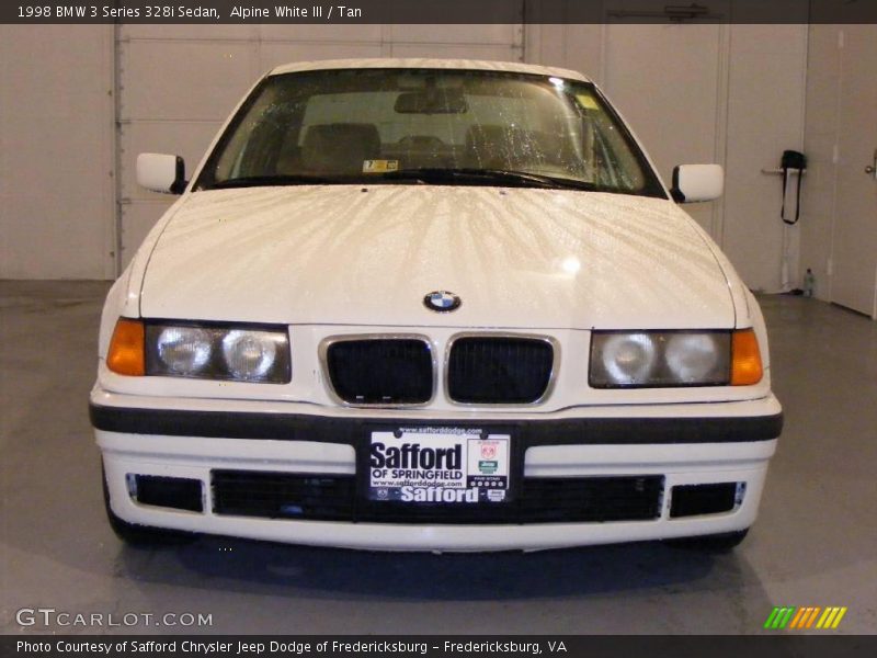 Alpine White III / Tan 1998 BMW 3 Series 328i Sedan