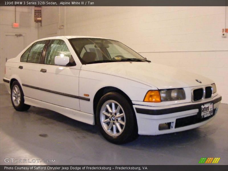 Alpine White III / Tan 1998 BMW 3 Series 328i Sedan