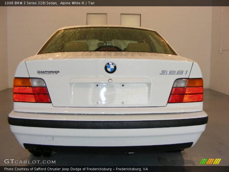 Alpine White III / Tan 1998 BMW 3 Series 328i Sedan