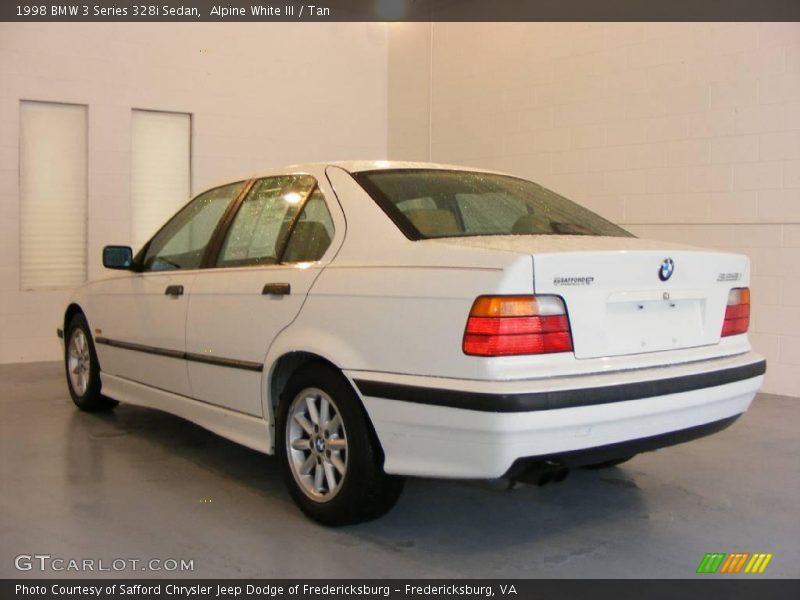 Alpine White III / Tan 1998 BMW 3 Series 328i Sedan