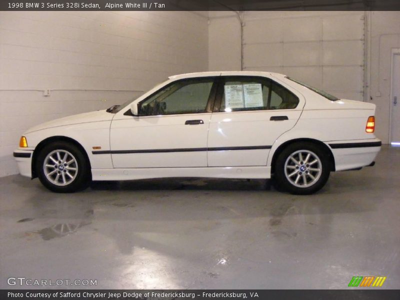 Alpine White III / Tan 1998 BMW 3 Series 328i Sedan