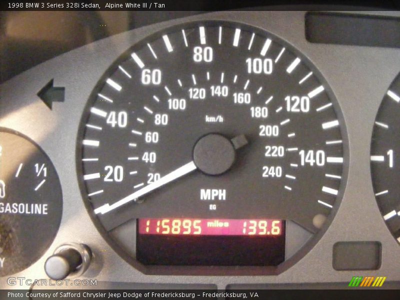 Alpine White III / Tan 1998 BMW 3 Series 328i Sedan