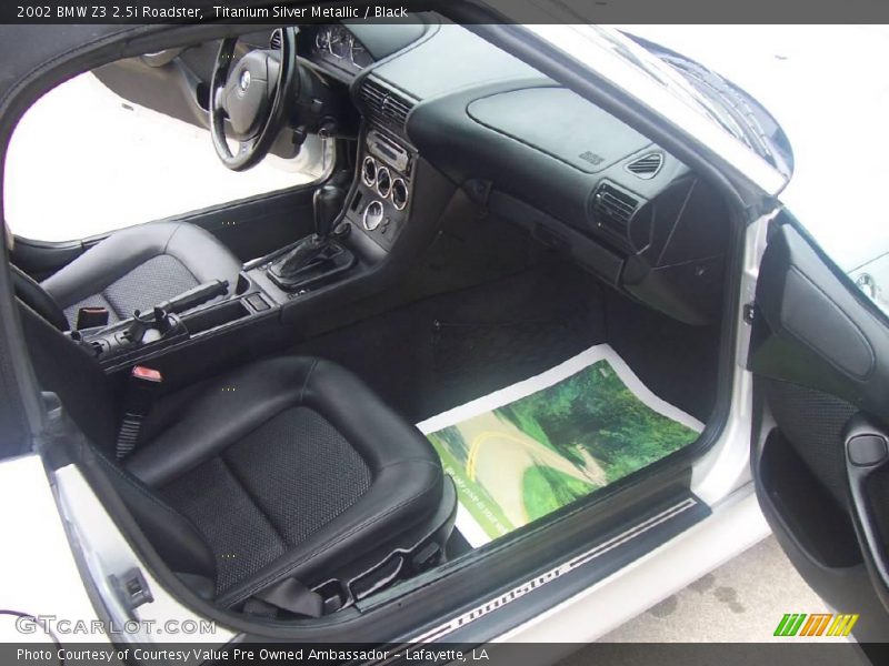 Titanium Silver Metallic / Black 2002 BMW Z3 2.5i Roadster