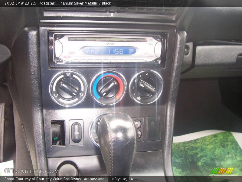 Titanium Silver Metallic / Black 2002 BMW Z3 2.5i Roadster