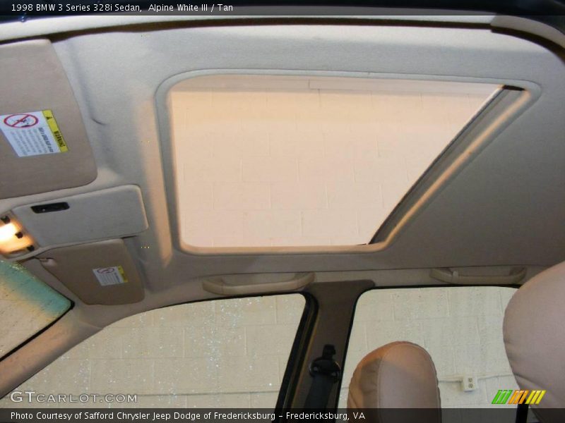 Alpine White III / Tan 1998 BMW 3 Series 328i Sedan