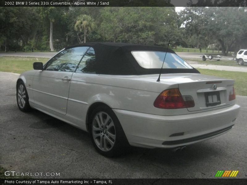 Alpine White / Sand 2002 BMW 3 Series 330i Convertible