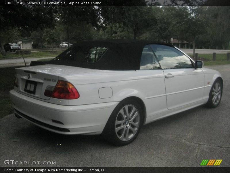 Alpine White / Sand 2002 BMW 3 Series 330i Convertible