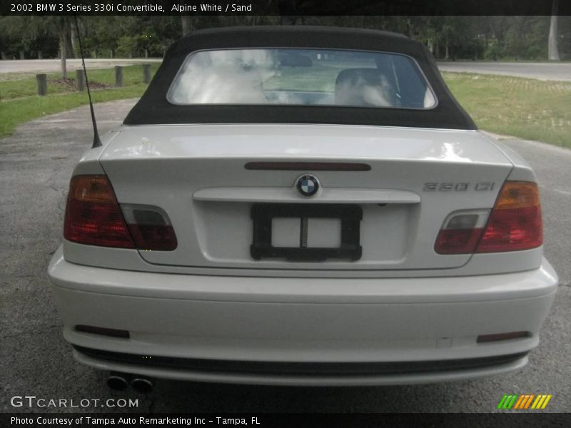Alpine White / Sand 2002 BMW 3 Series 330i Convertible