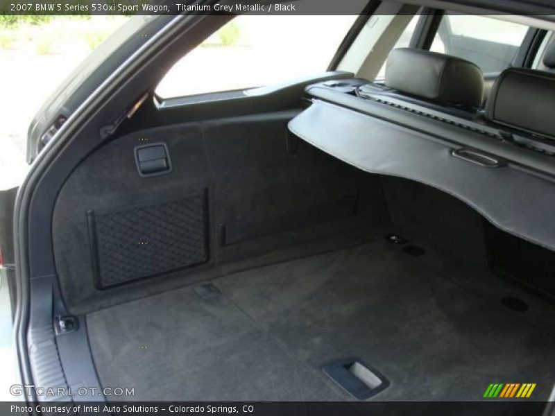 Titanium Grey Metallic / Black 2007 BMW 5 Series 530xi Sport Wagon