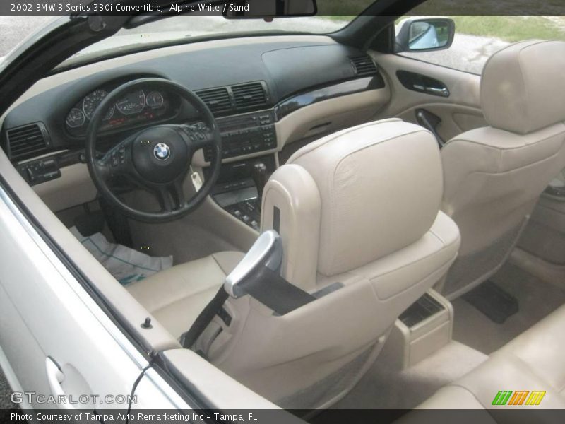 Alpine White / Sand 2002 BMW 3 Series 330i Convertible