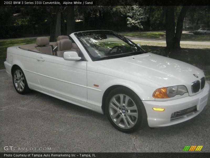Alpine White / Sand 2002 BMW 3 Series 330i Convertible
