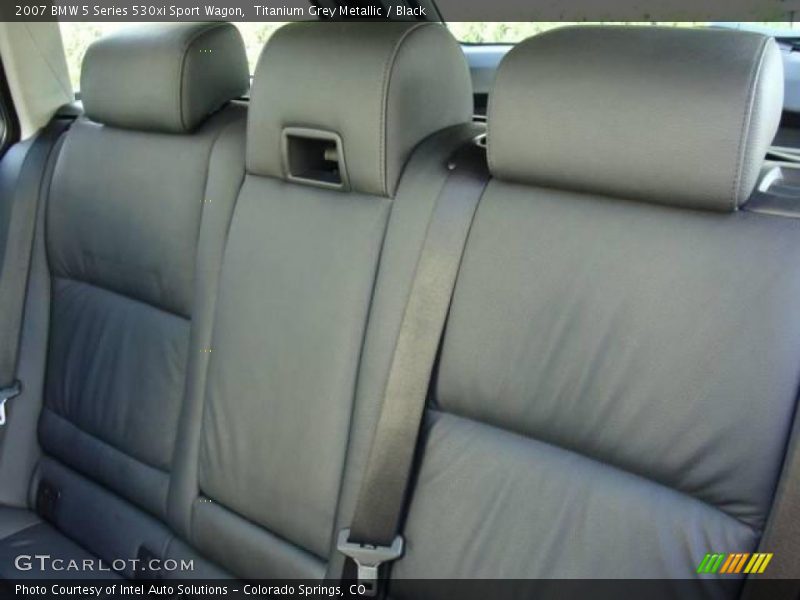 Titanium Grey Metallic / Black 2007 BMW 5 Series 530xi Sport Wagon