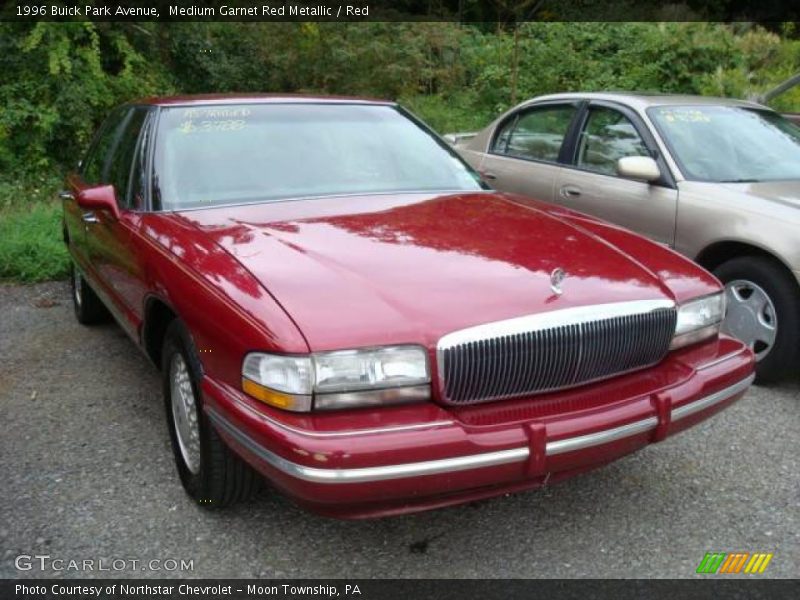 Medium Garnet Red Metallic / Red 1996 Buick Park Avenue