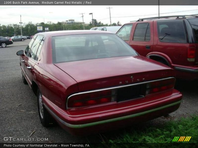 Medium Garnet Red Metallic / Red 1996 Buick Park Avenue