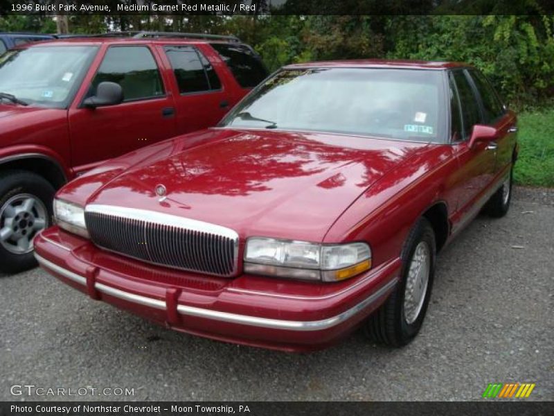 Medium Garnet Red Metallic / Red 1996 Buick Park Avenue