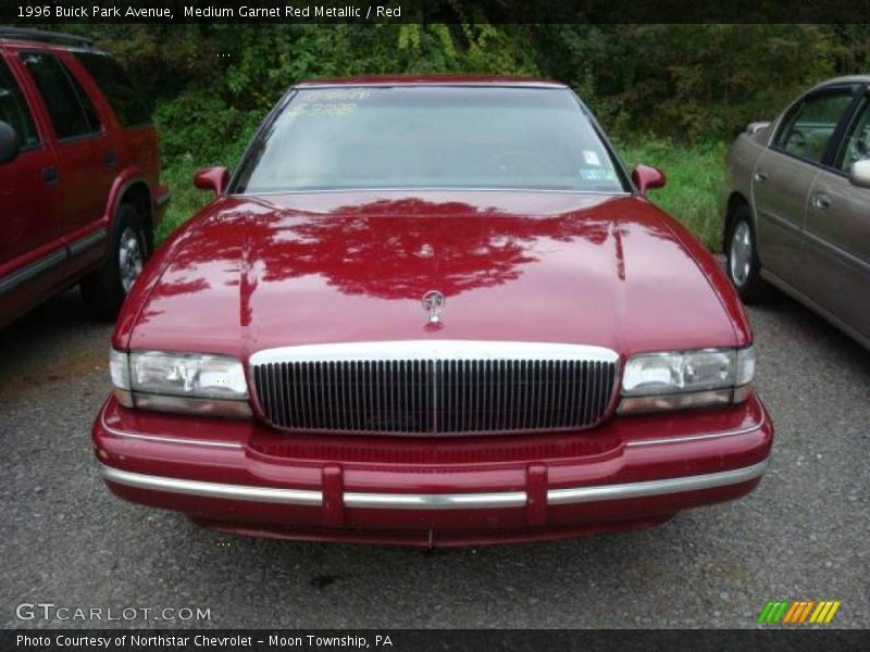 Medium Garnet Red Metallic / Red 1996 Buick Park Avenue