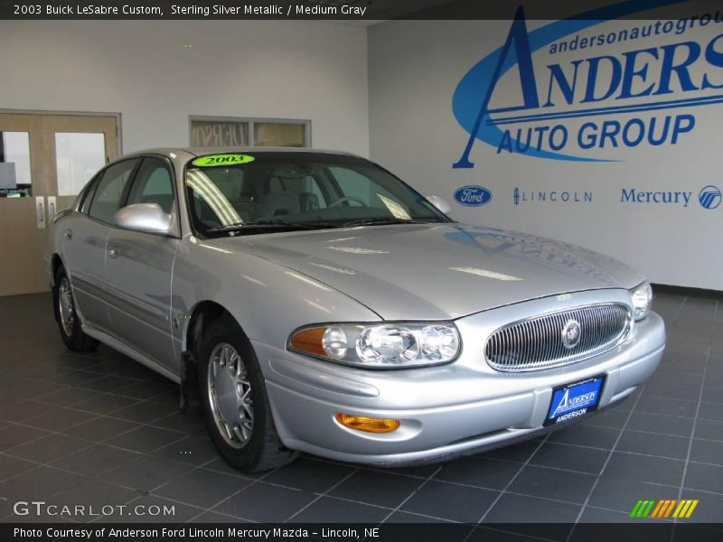Sterling Silver Metallic / Medium Gray 2003 Buick LeSabre Custom