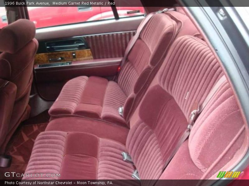 Medium Garnet Red Metallic / Red 1996 Buick Park Avenue