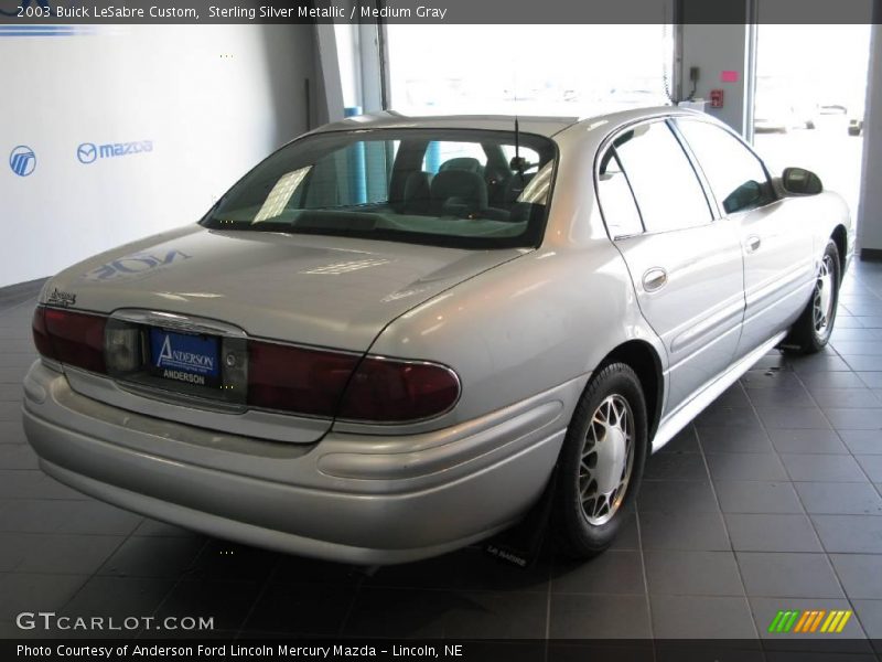 Sterling Silver Metallic / Medium Gray 2003 Buick LeSabre Custom