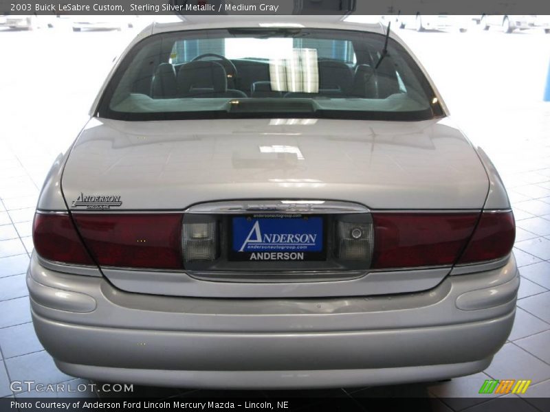 Sterling Silver Metallic / Medium Gray 2003 Buick LeSabre Custom