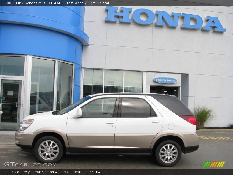 Frost White / Light Neutral 2005 Buick Rendezvous CXL AWD