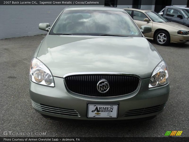 Sagemist Green Metallic / Cocoa/Cashmere 2007 Buick Lucerne CXL