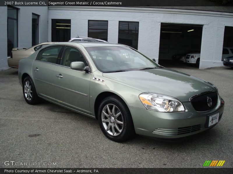 Sagemist Green Metallic / Cocoa/Cashmere 2007 Buick Lucerne CXL
