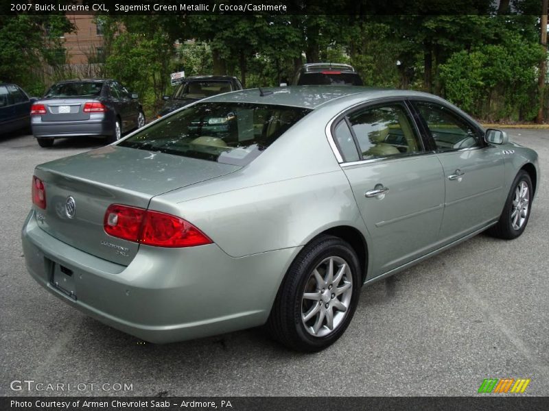 Sagemist Green Metallic / Cocoa/Cashmere 2007 Buick Lucerne CXL