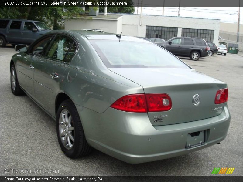 Sagemist Green Metallic / Cocoa/Cashmere 2007 Buick Lucerne CXL