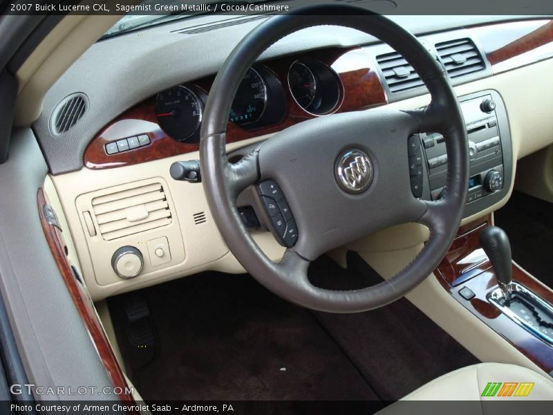 Sagemist Green Metallic / Cocoa/Cashmere 2007 Buick Lucerne CXL