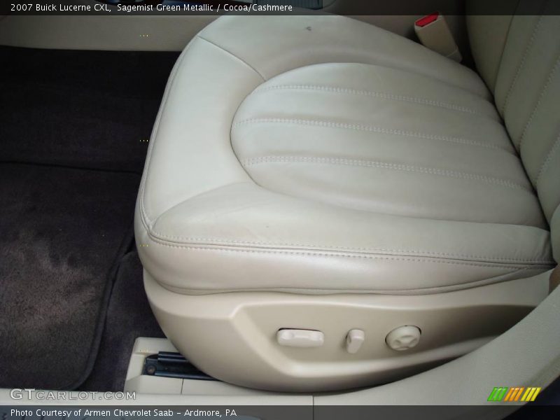 Sagemist Green Metallic / Cocoa/Cashmere 2007 Buick Lucerne CXL