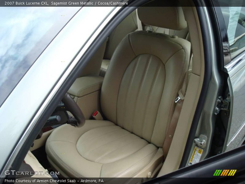 Sagemist Green Metallic / Cocoa/Cashmere 2007 Buick Lucerne CXL