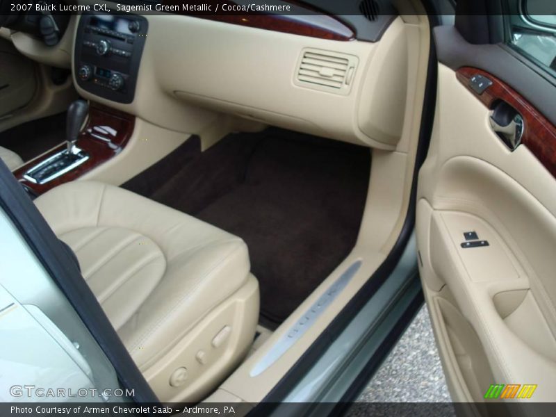Sagemist Green Metallic / Cocoa/Cashmere 2007 Buick Lucerne CXL