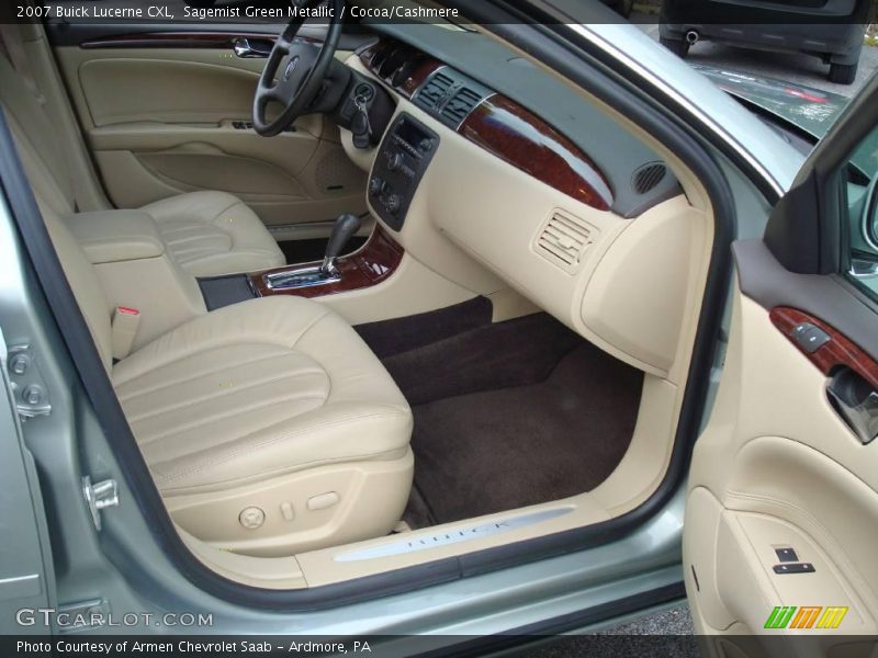 Sagemist Green Metallic / Cocoa/Cashmere 2007 Buick Lucerne CXL