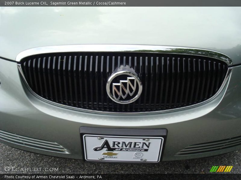 Sagemist Green Metallic / Cocoa/Cashmere 2007 Buick Lucerne CXL