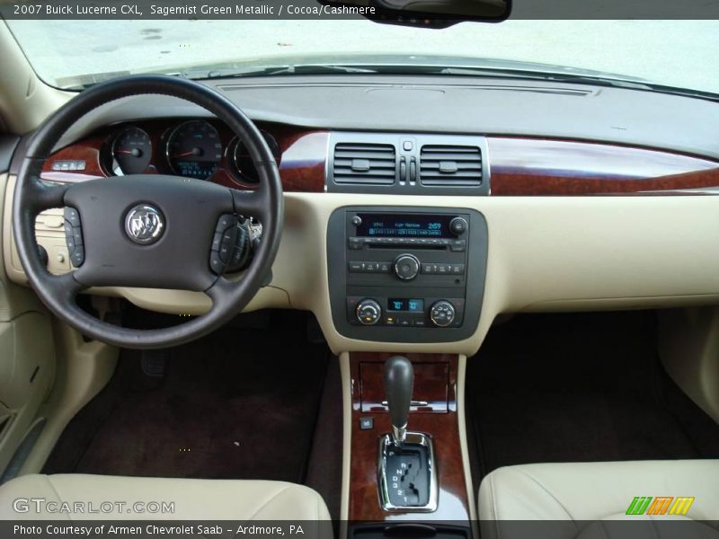 Sagemist Green Metallic / Cocoa/Cashmere 2007 Buick Lucerne CXL