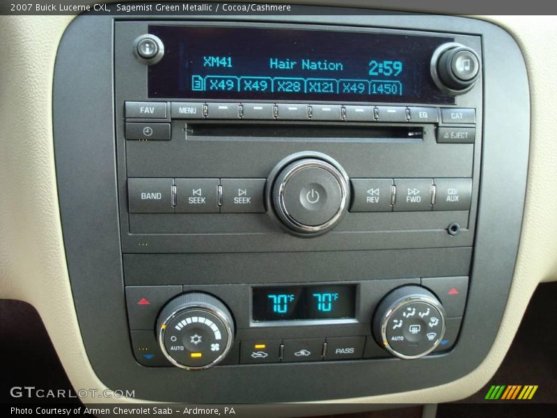 Sagemist Green Metallic / Cocoa/Cashmere 2007 Buick Lucerne CXL