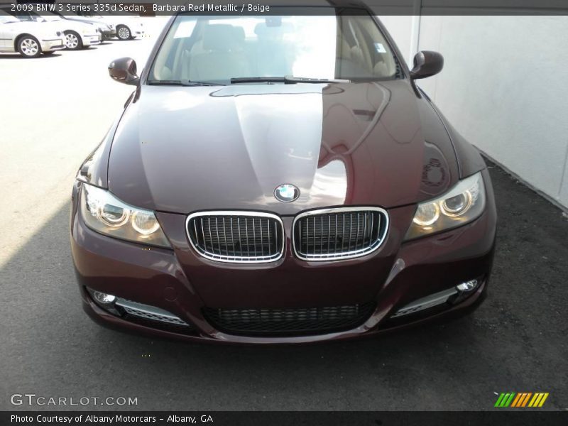 Barbara Red Metallic / Beige 2009 BMW 3 Series 335d Sedan