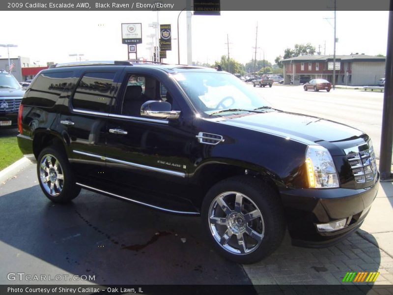 Black Raven / Ebony/Ebony 2009 Cadillac Escalade AWD