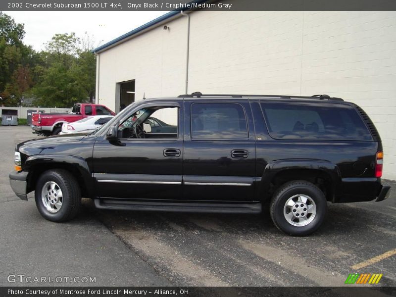 Onyx Black / Graphite/Medium Gray 2002 Chevrolet Suburban 1500 LT 4x4