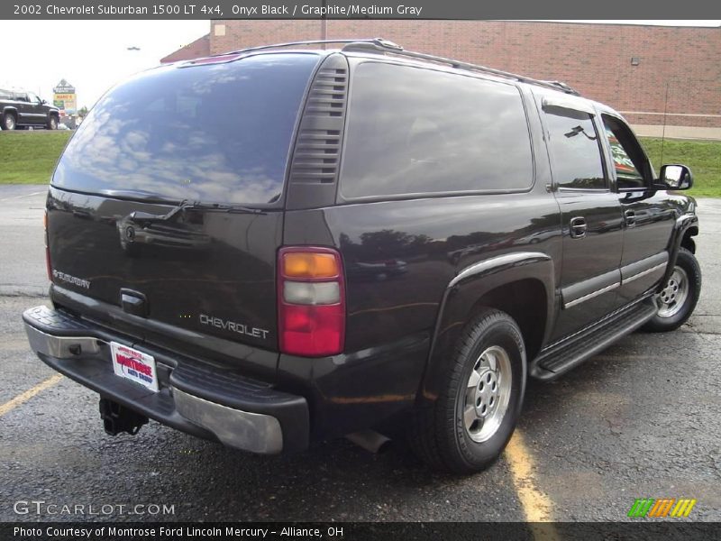 Onyx Black / Graphite/Medium Gray 2002 Chevrolet Suburban 1500 LT 4x4